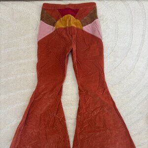 Free People Ray Of Sunshine Corduroy Flare Jeans